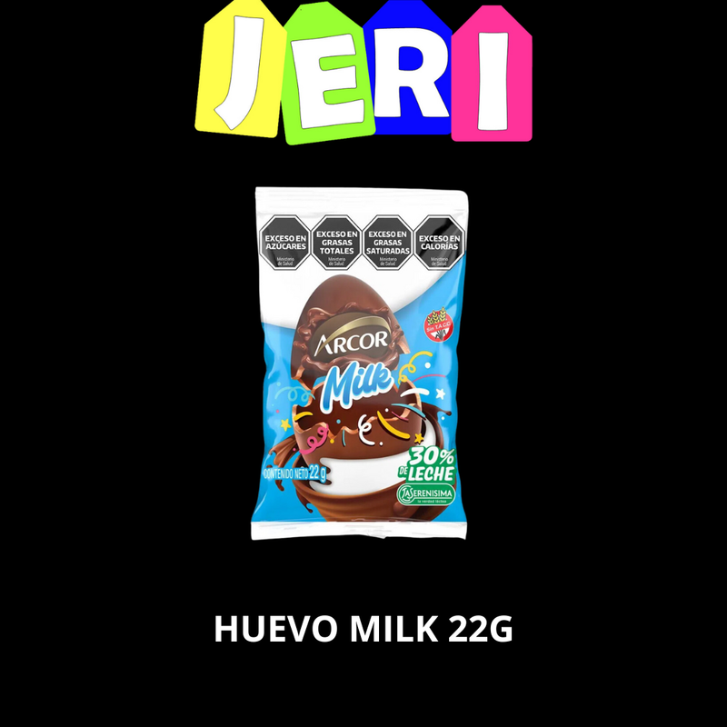 HUEVO ARCOR MILK 22G