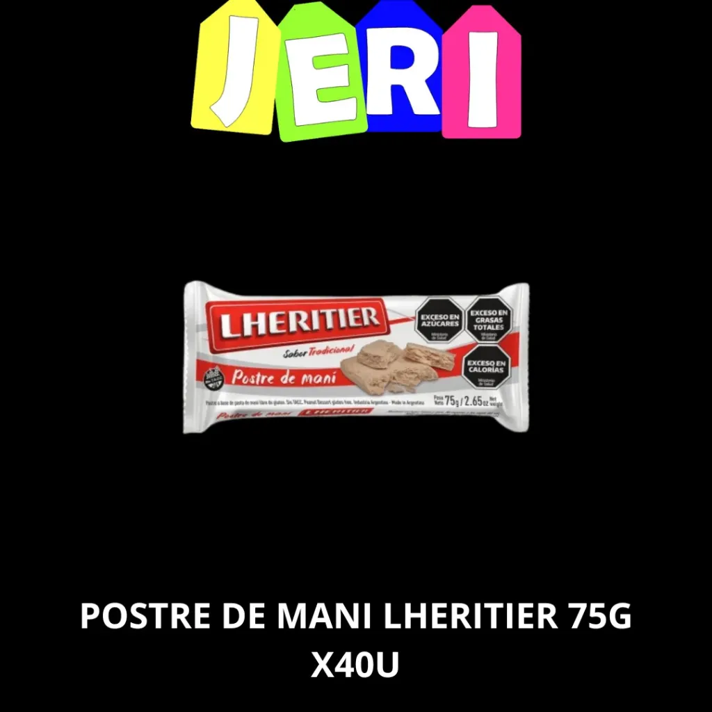 POSTRES DE MANI LHERITIER 75G X40U