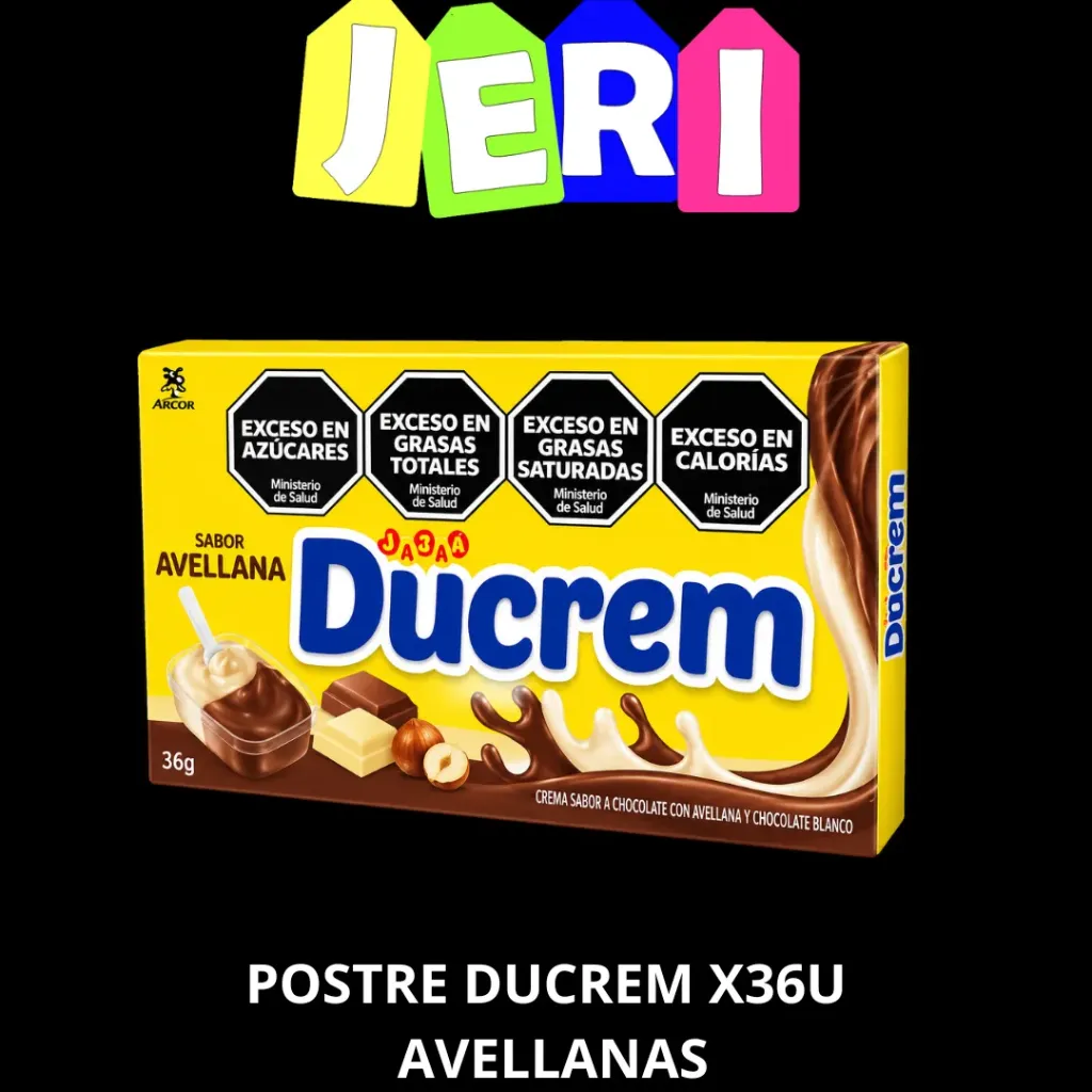 POSTRES DUCREM X36U AVELLANAS