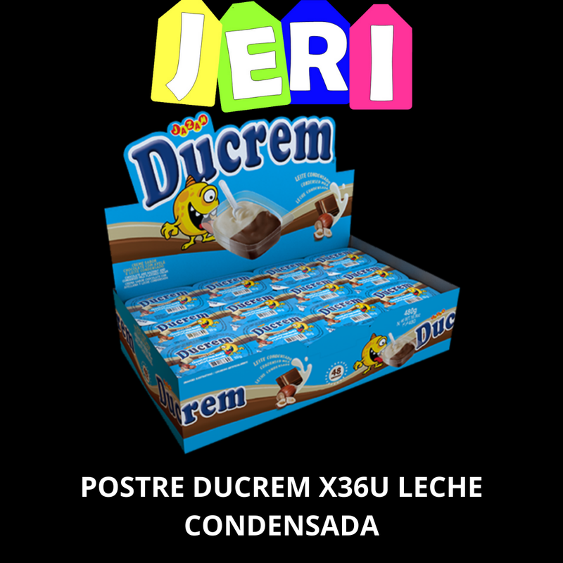 POSTRES DUCREM X36U LECHE CONDENSADA