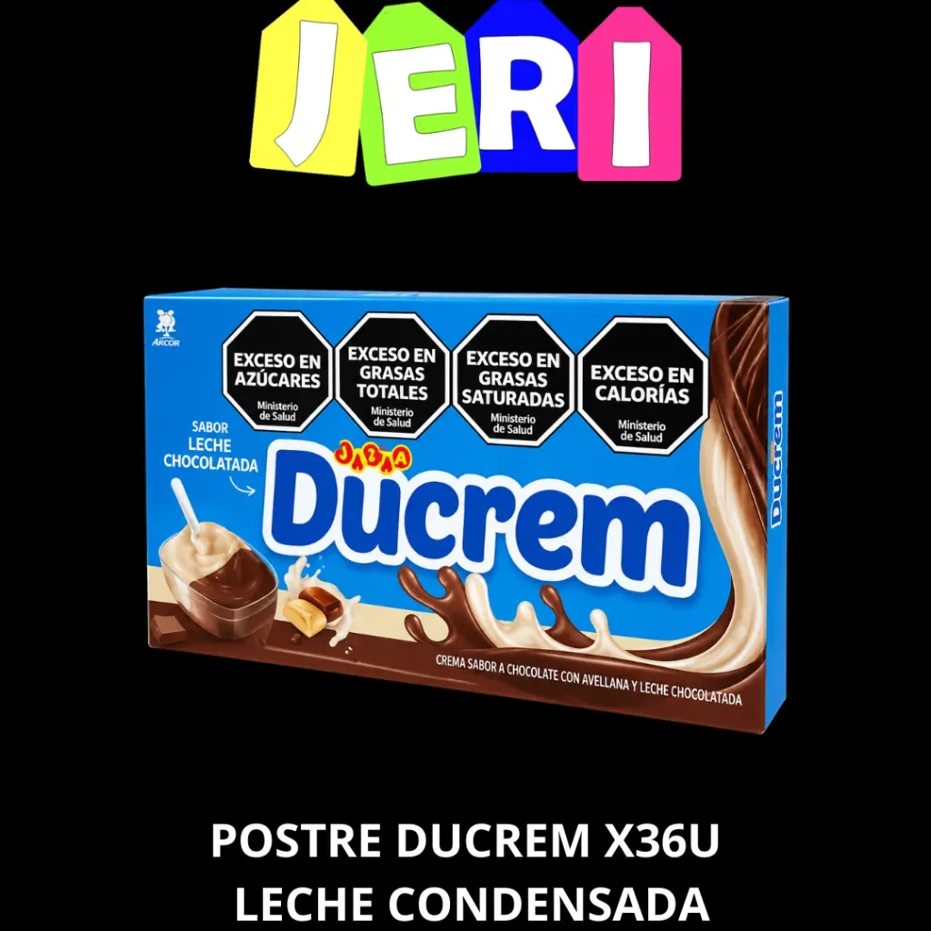 POSTRES DUCREM X36U LECHE CONDENSADA