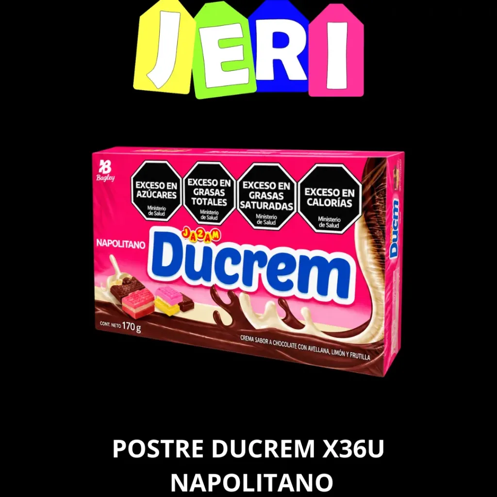 POSTRES DUCREM X36U NAPOLITANO