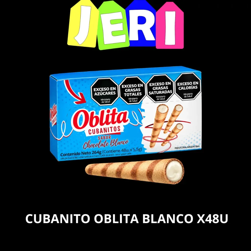 CUBANITO OBLITA X48U CHOCO BLANCO
