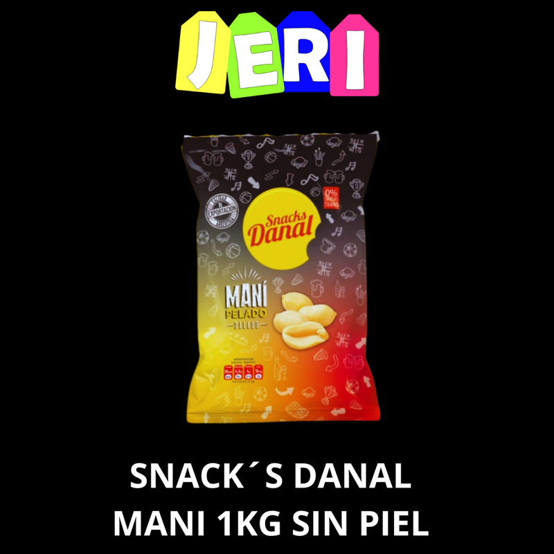 SNACK´S DANAL MANI SIN PIEL 1KG