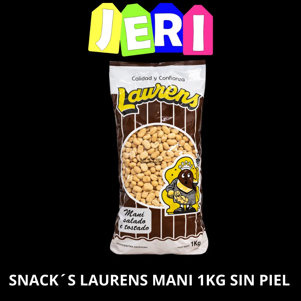 SNACK´S LAURENS MANI S/PIEL 1KG