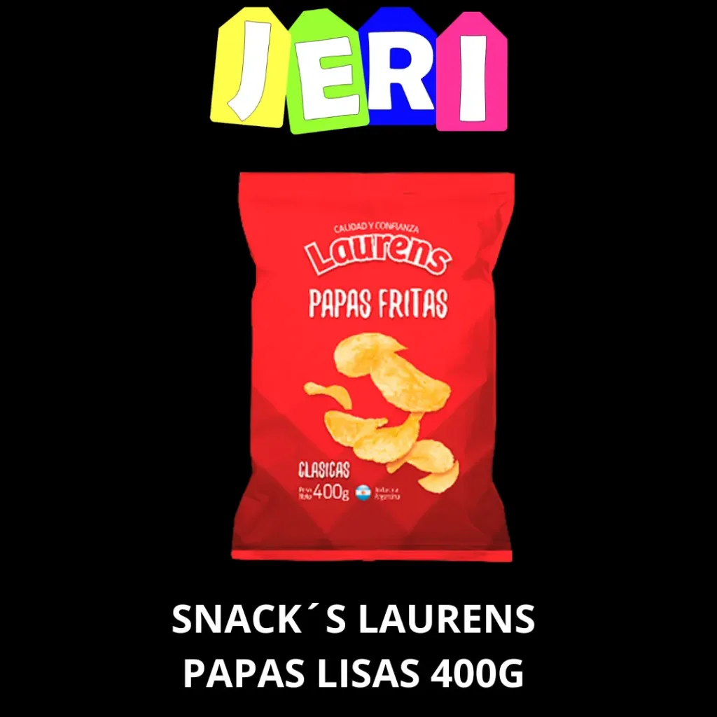 SNACK´S LAURENS PAPAS LISAS 400G