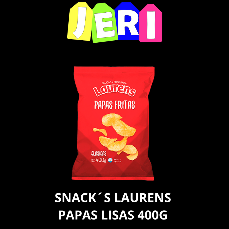 SNACK´S LAURENS PAPAS LISAS 400G