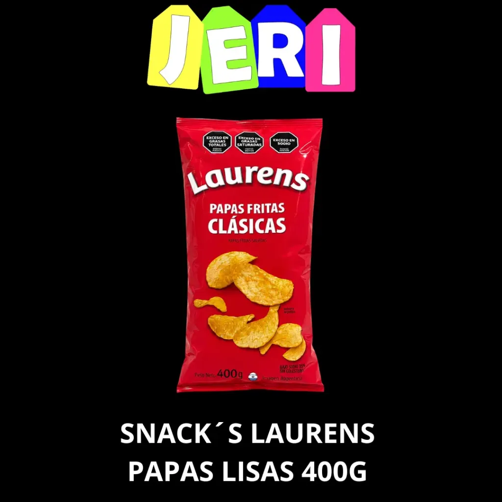 SNACK´S LAURENS PAPAS LISAS 400G