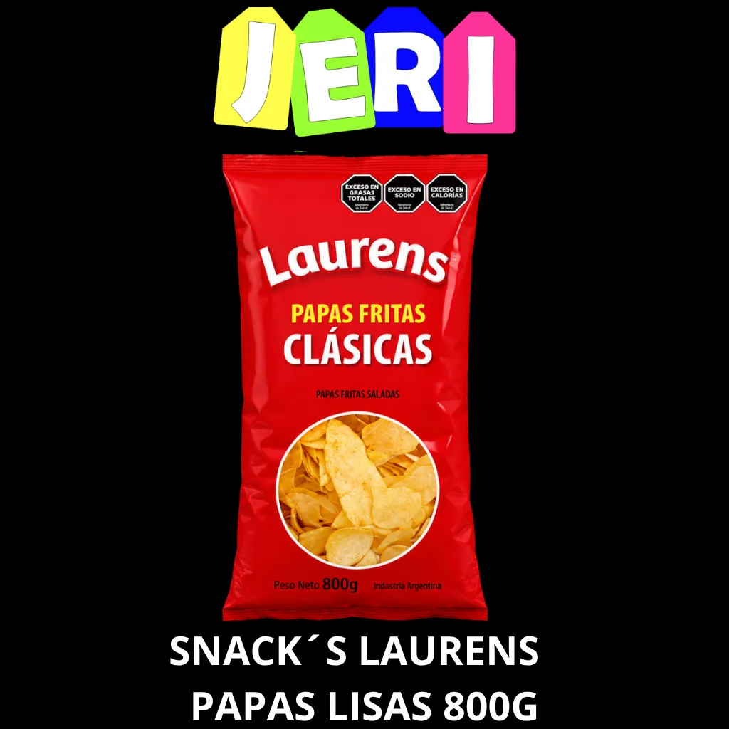 SNACK´S LAURENS PAPAS LISAS 800G