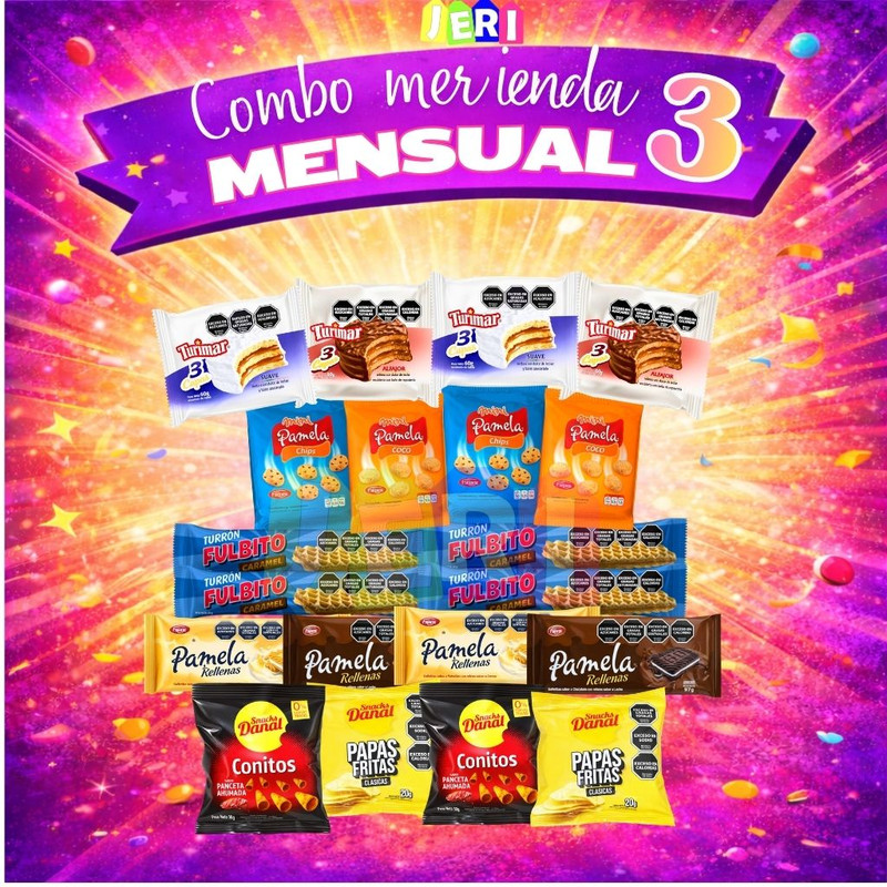 COMBO MERIENDA MENSUAL 3