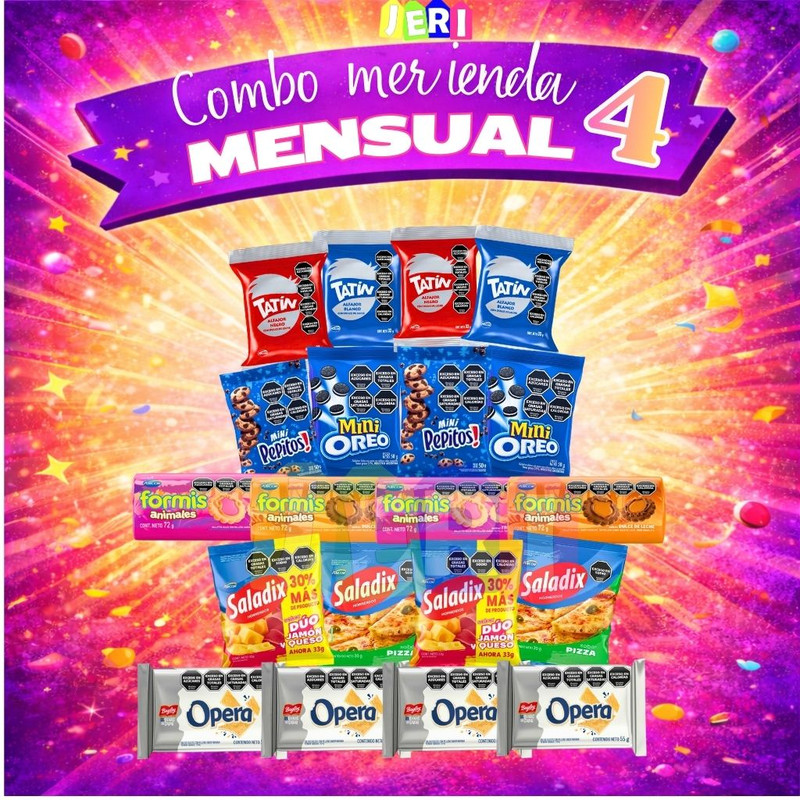 COMBO MERIENDA MENSUAL 4