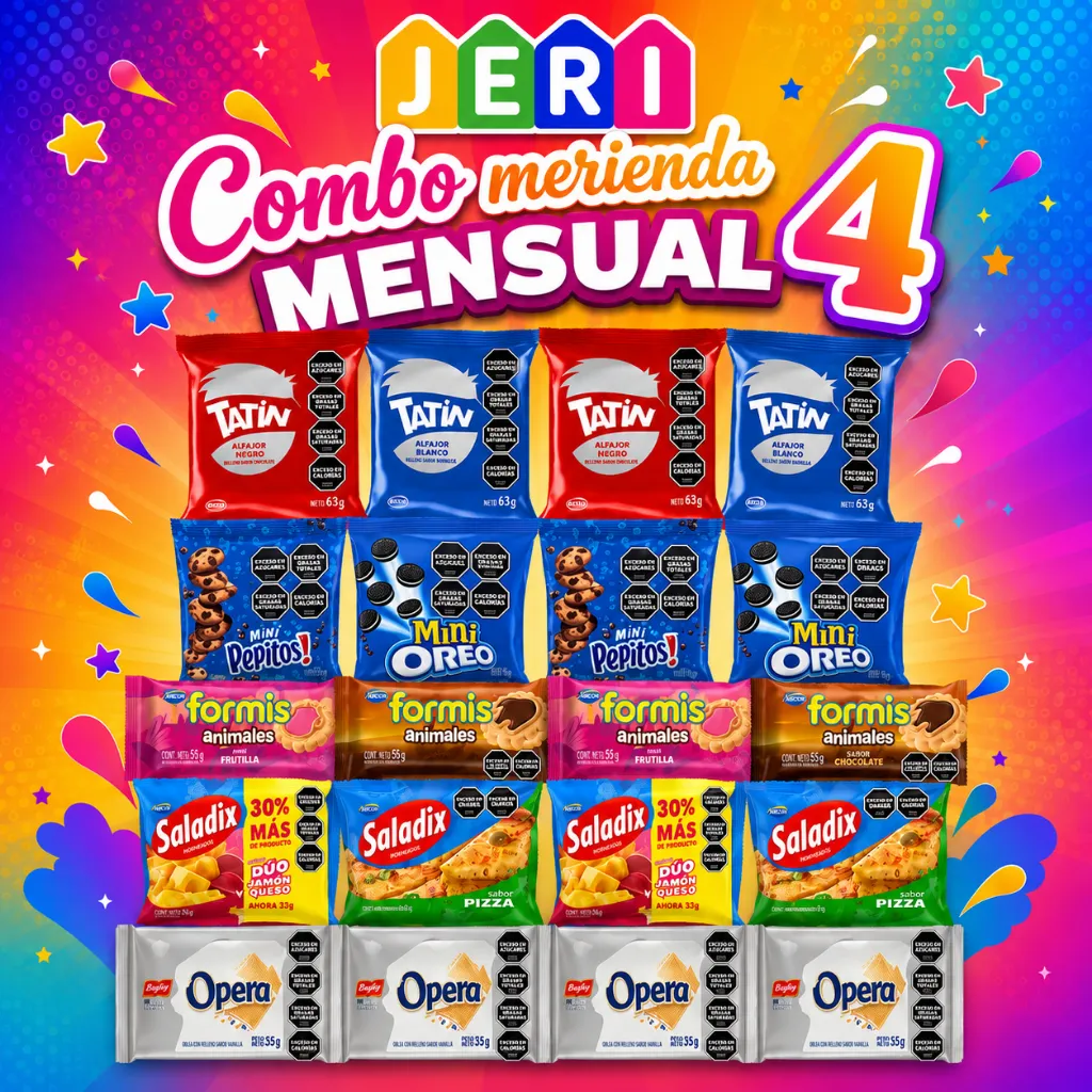 COMBO MERIENDA MENSUAL 4