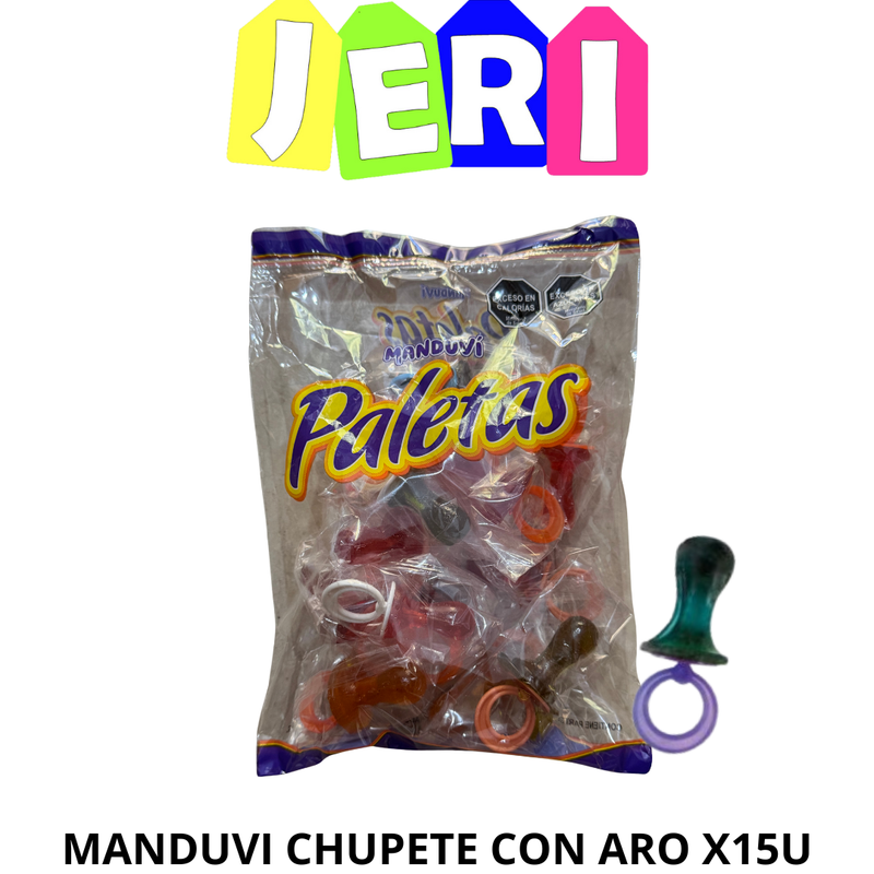 MANDUVI CHUPETE CON ARO X15U