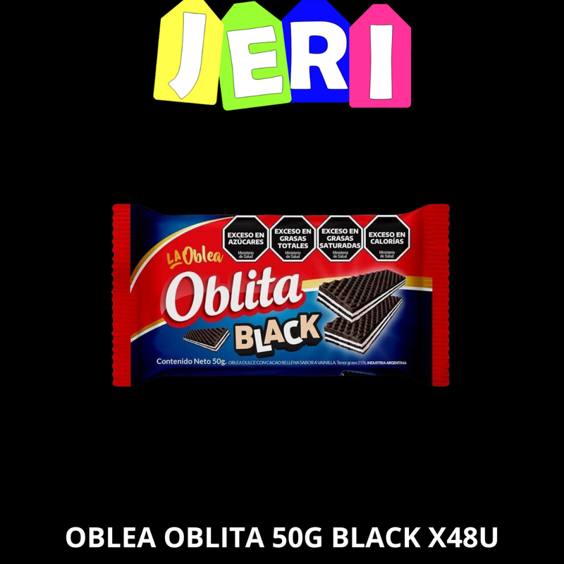 OBLEA OBLITA 50G BLACK X48U