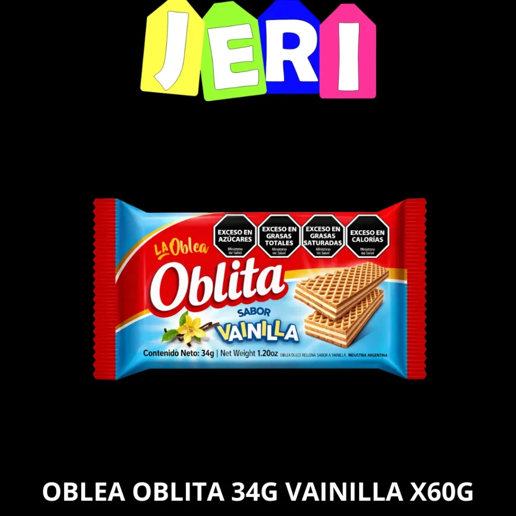 OBLEA OBLITA 34G VAINILLA X60U