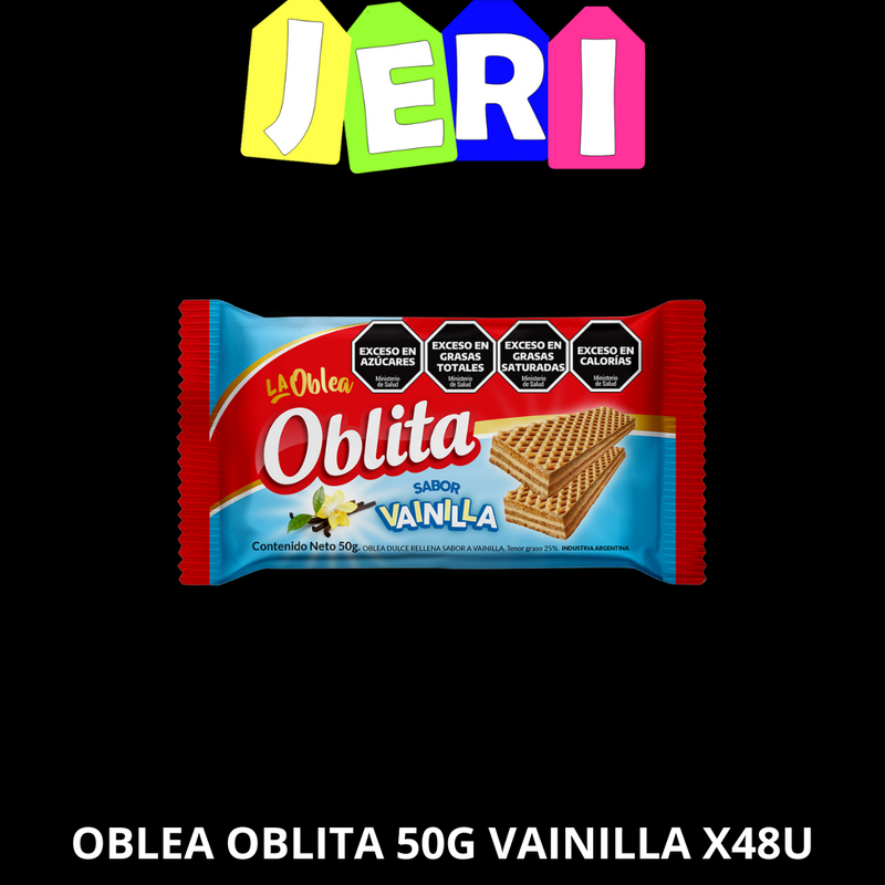 OBLEA OBLITA 50G VAINILLA X48U