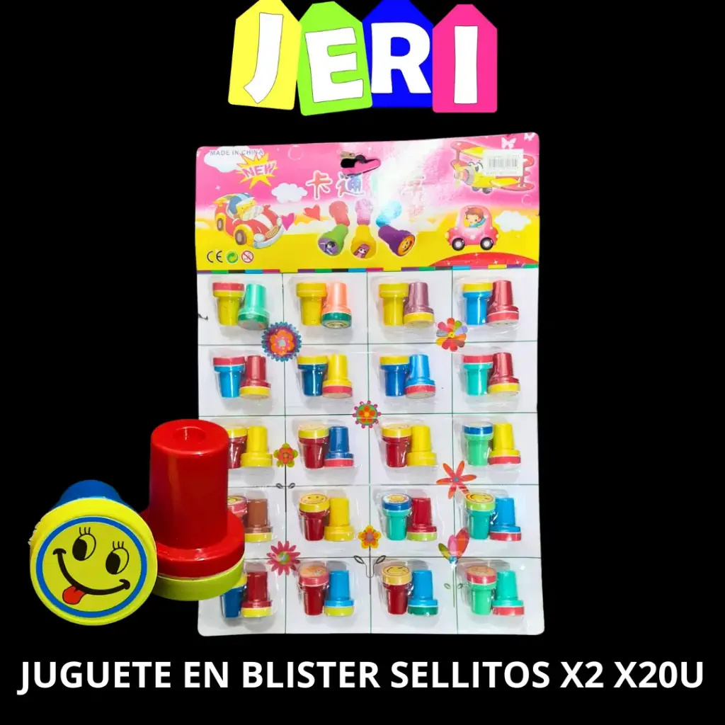 [3264] JUGUETE EN BLISTER SELLITOS X2 X20U