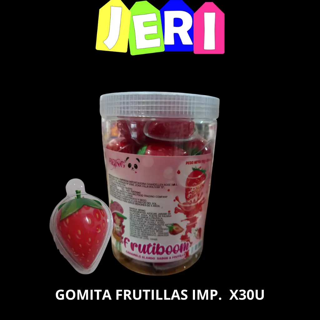 GOMITA FRUTILLAS IMP. X30U