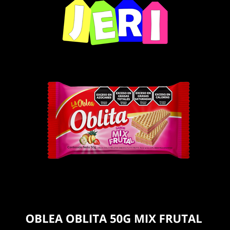 OBLEA OBLITA 50G MIX FRUTAL