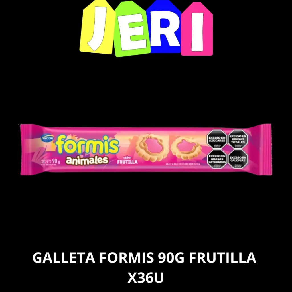 GALLETA FORMIS 90G FRUTILLA X36U