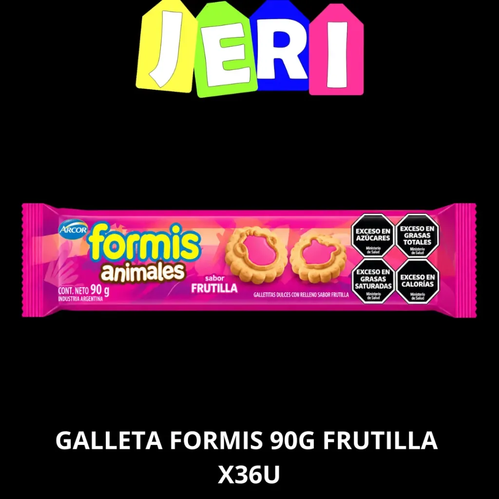 GALLETA FORMIS 90G FRUTILLA X36U