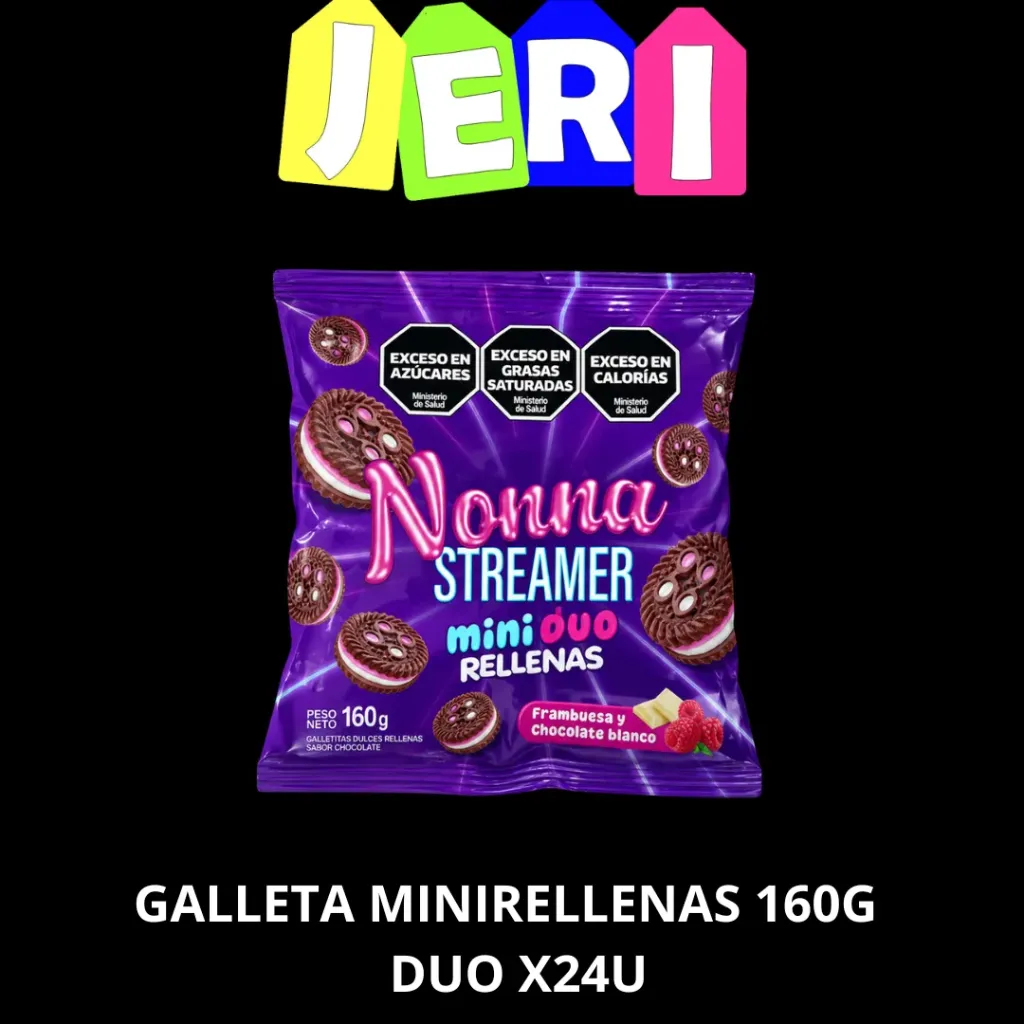 GALLETA MINIRELLENAS DEL DE LA NONNA 160G DUO X24U