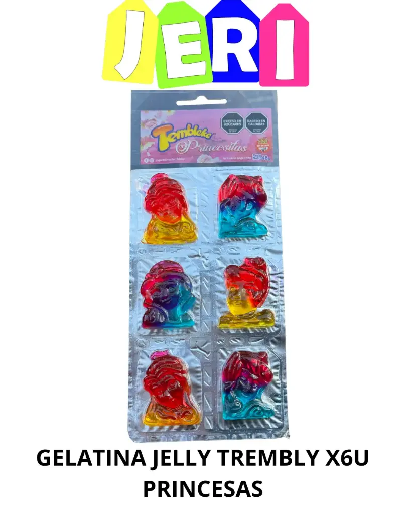 GELATINA JELLY TREMBLY X6U (PRINCESAS)
