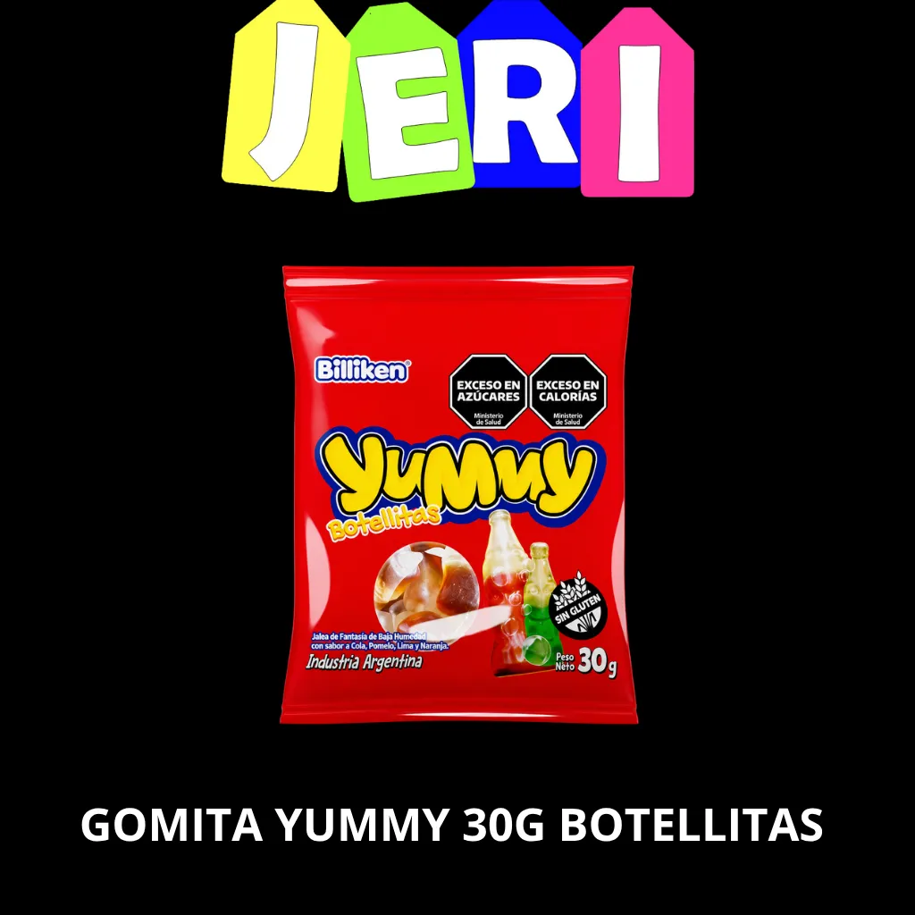 GOMITA YUMMY 30G BOTELLITAS
