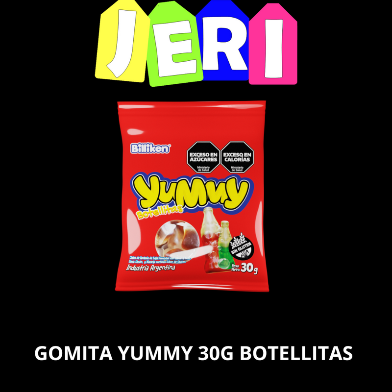 GOMITA YUMMY 30G BOTELLITAS