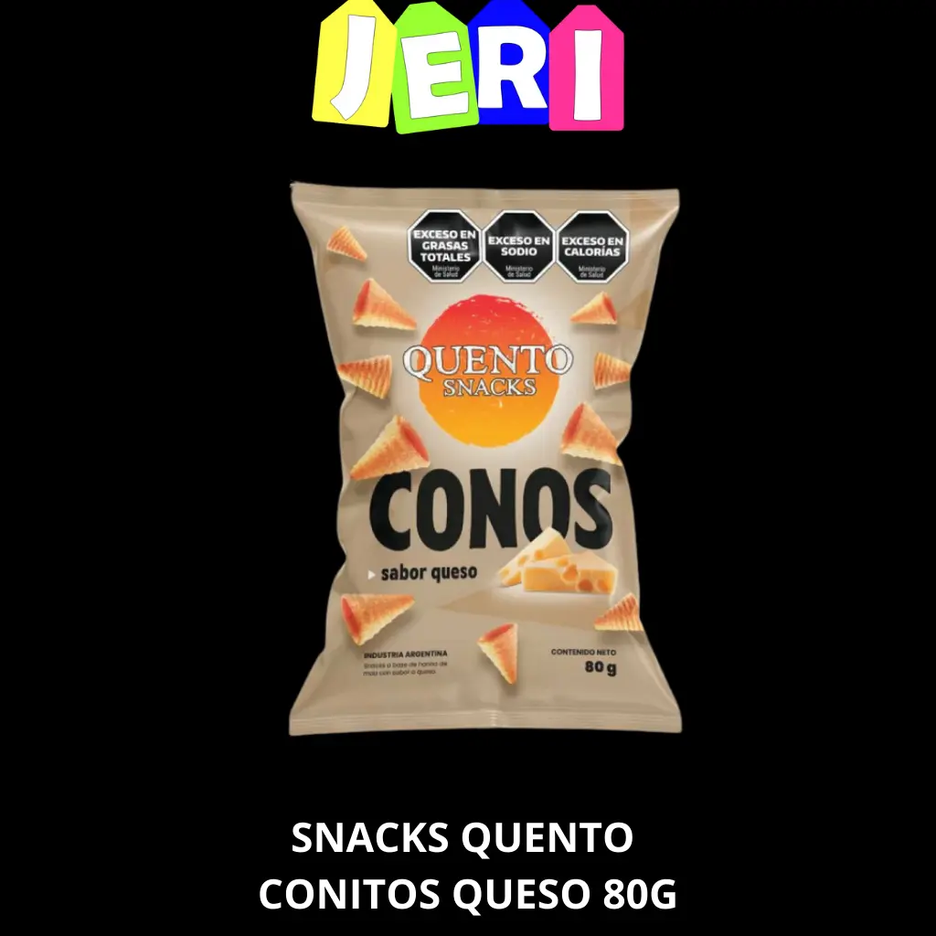 SNACKS QUENTO CONITOS QUESO 80G