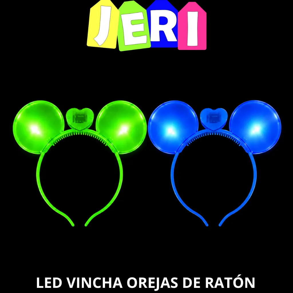 LED VINCHA OREJAS DE RATON