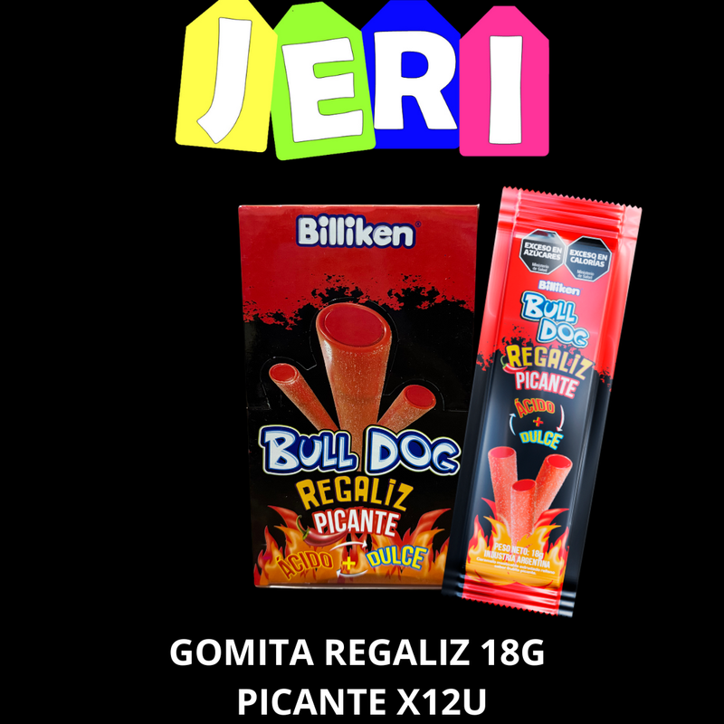 GOMITA REGALIZ 18G PICANTE X12U