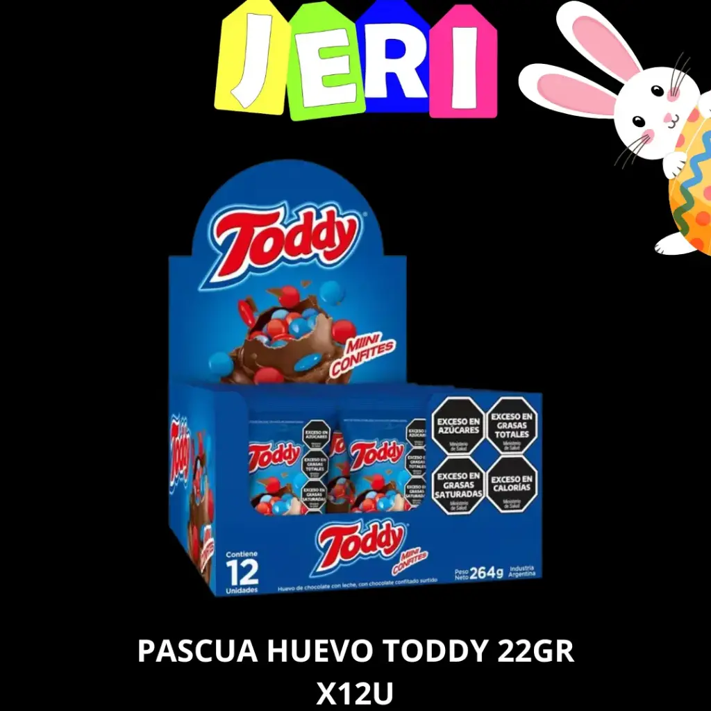 HUEVO TODDY 22G X12U