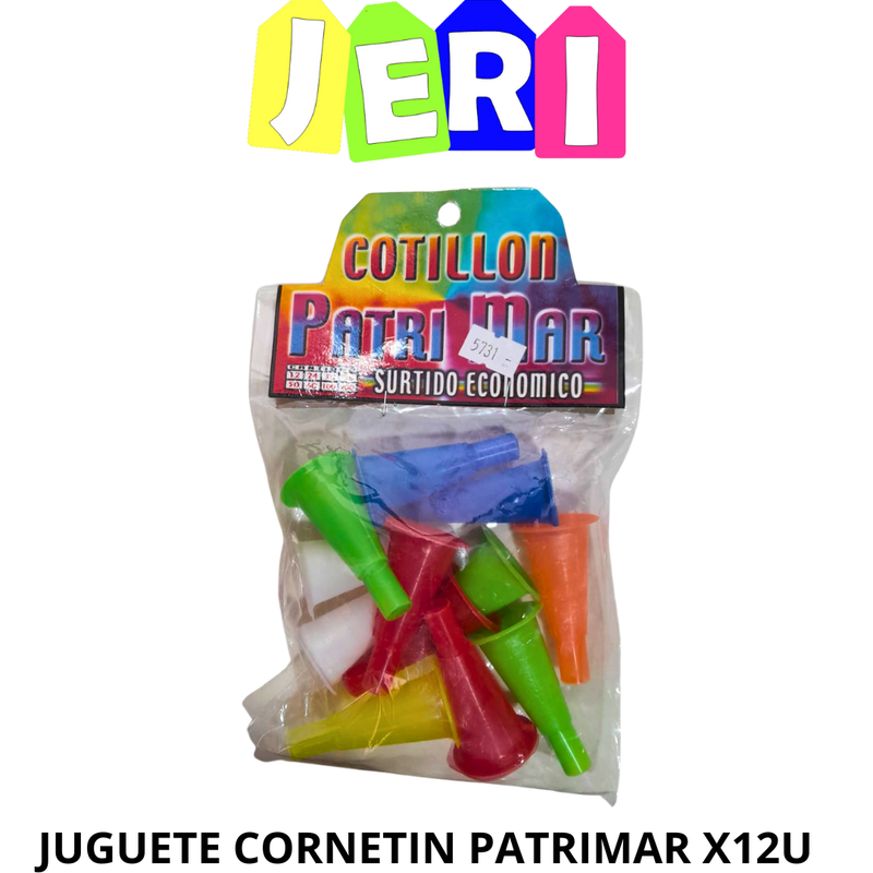 JUGUETE CORNETIN CHICO PATRIMAR X12U