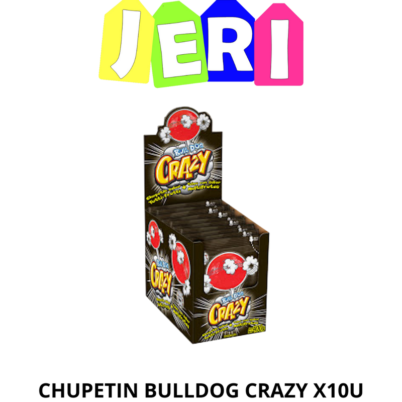 CHUPETIN BULLDOG CRAZY X10U