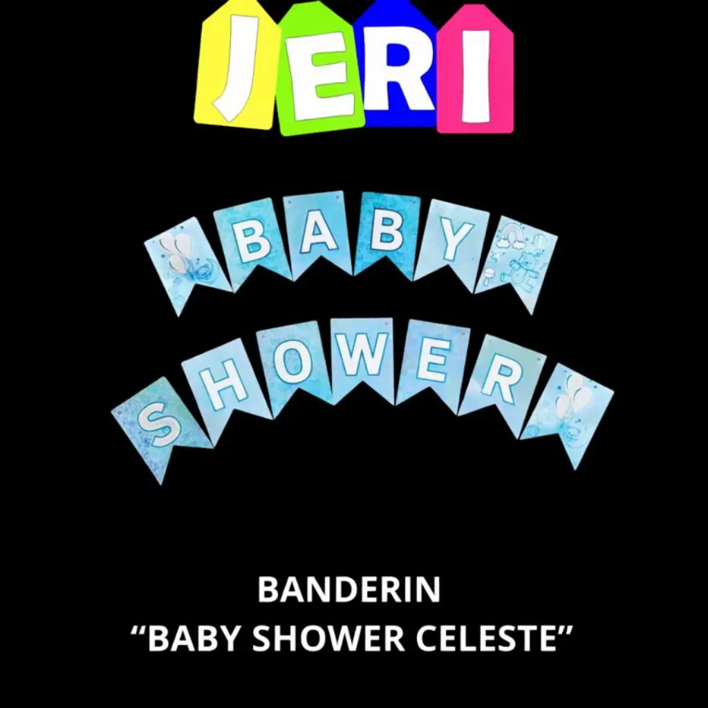 BANDERIN FRASE BABY SHOWER