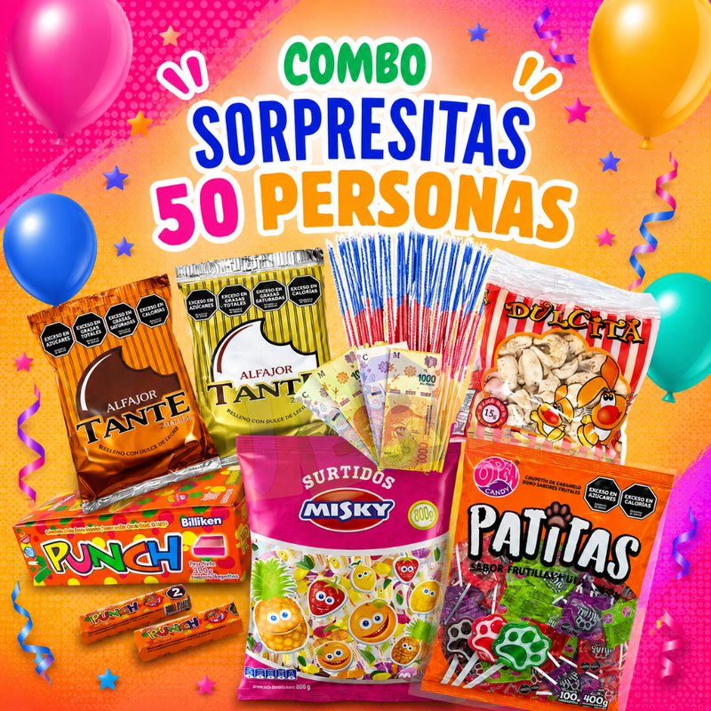 COMBO SORPRESITAS X50U