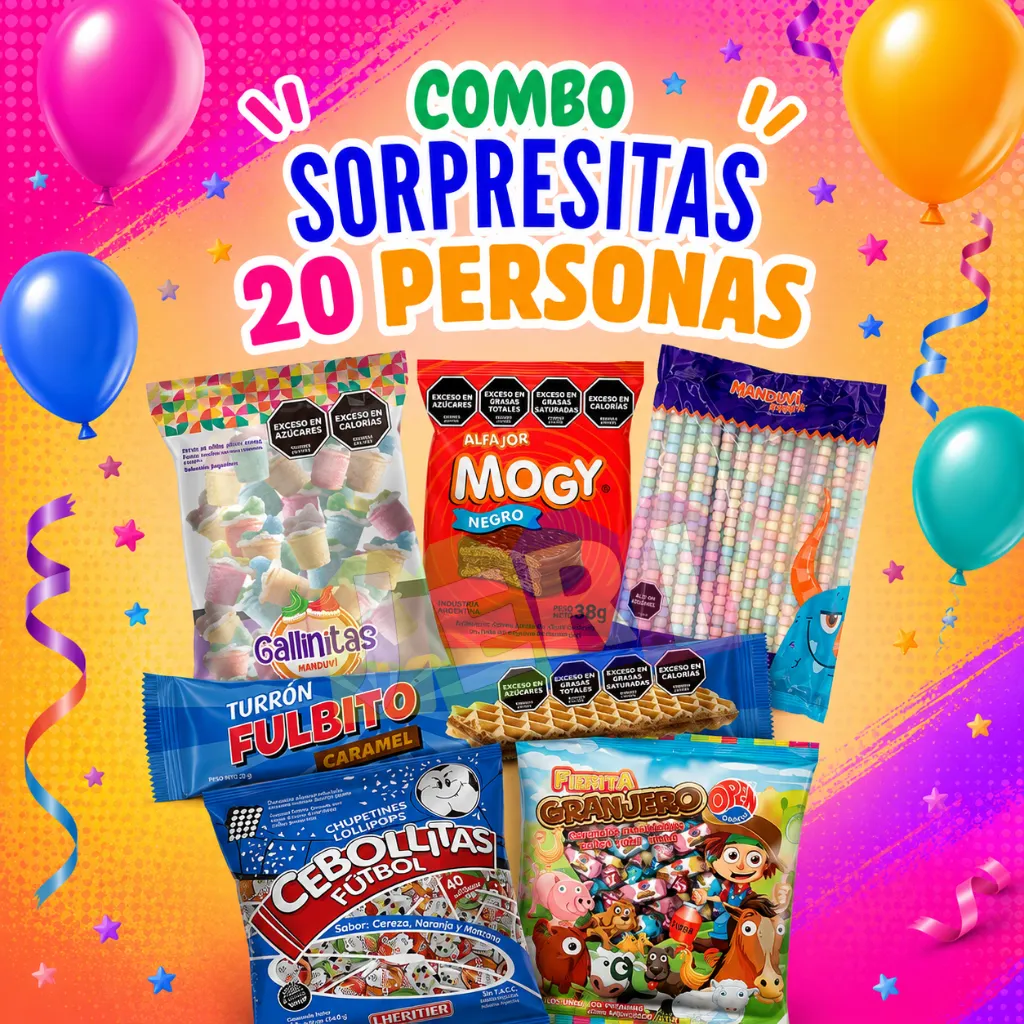 COMBO SORPRESITAS X20U