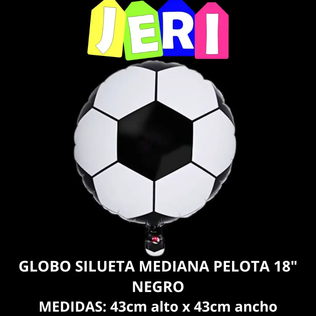 GLOBO SILUETA MEDIANA PELOTA 18"