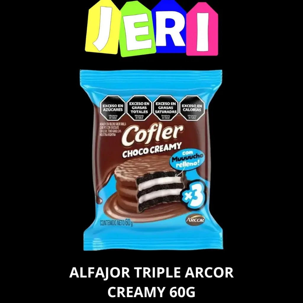 ALFAJOR TRIPLE ARCOR CREAMY 60G