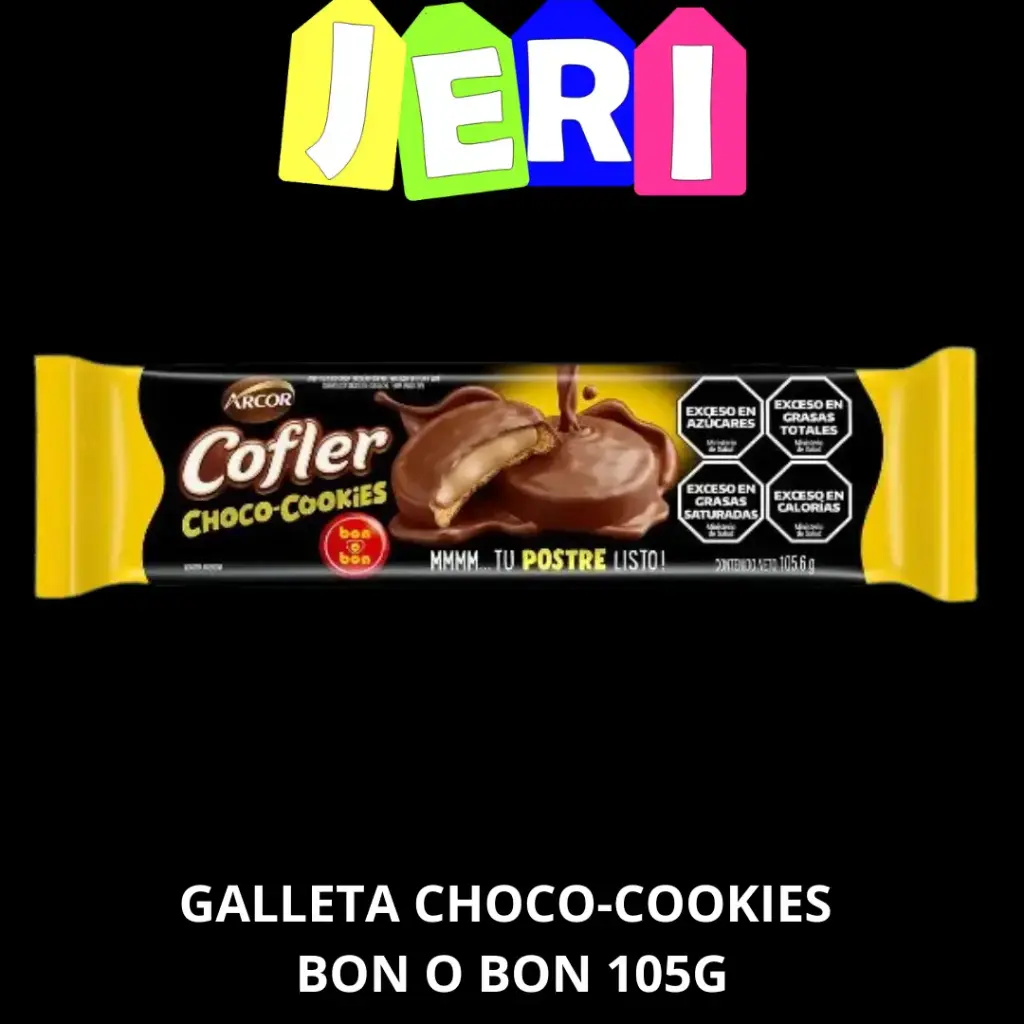 GALLETA CHOCO-COOKIES BON O BON 105G
