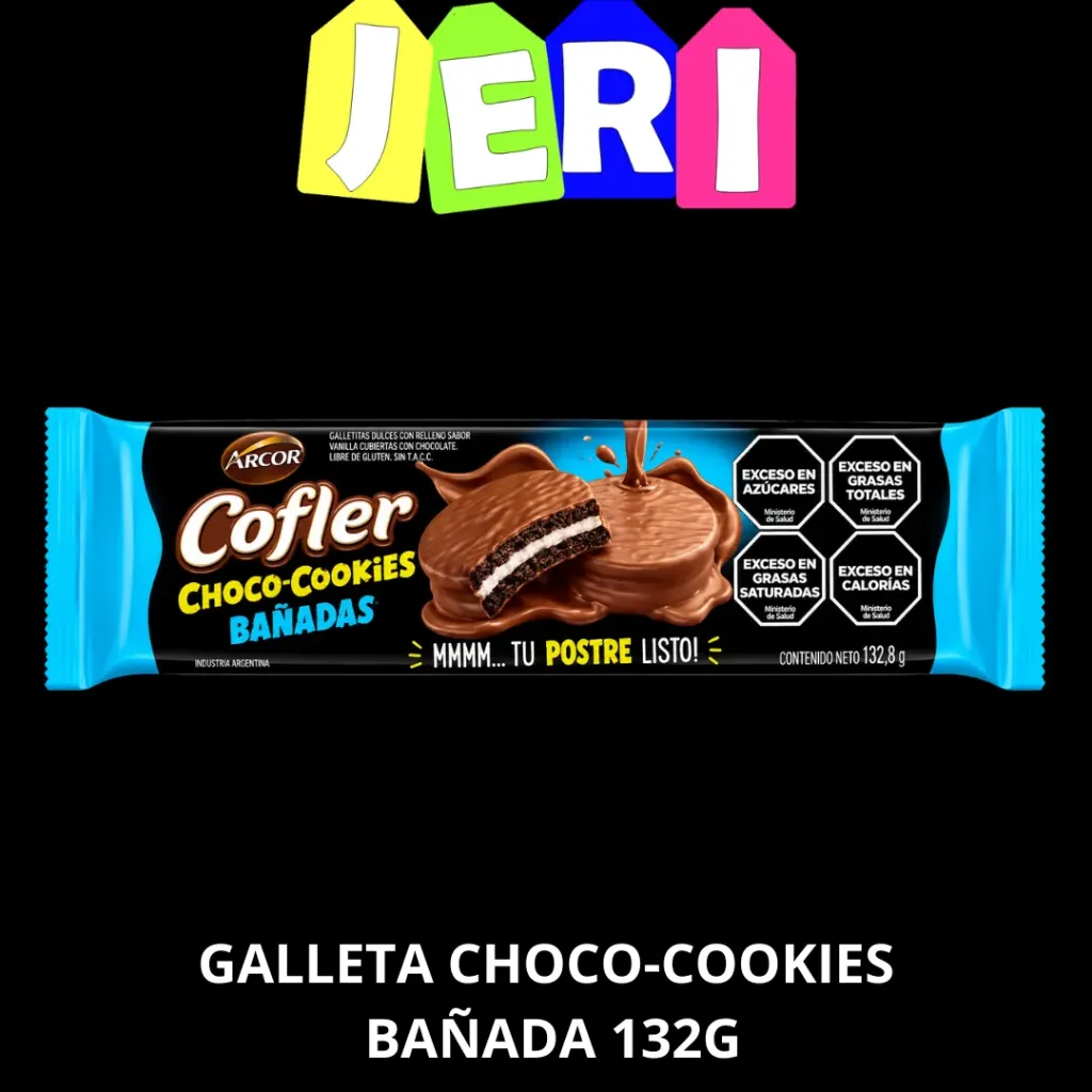 GALLETA CHOCO-COOKIES BAÑADA 132G