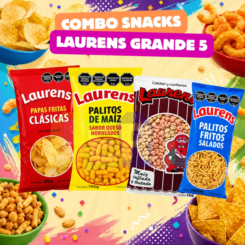COMBO SNACK´S LAURENS GRANDE 5