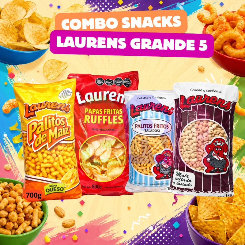 COMBO SNACK´S LAURENS GRANDE 5