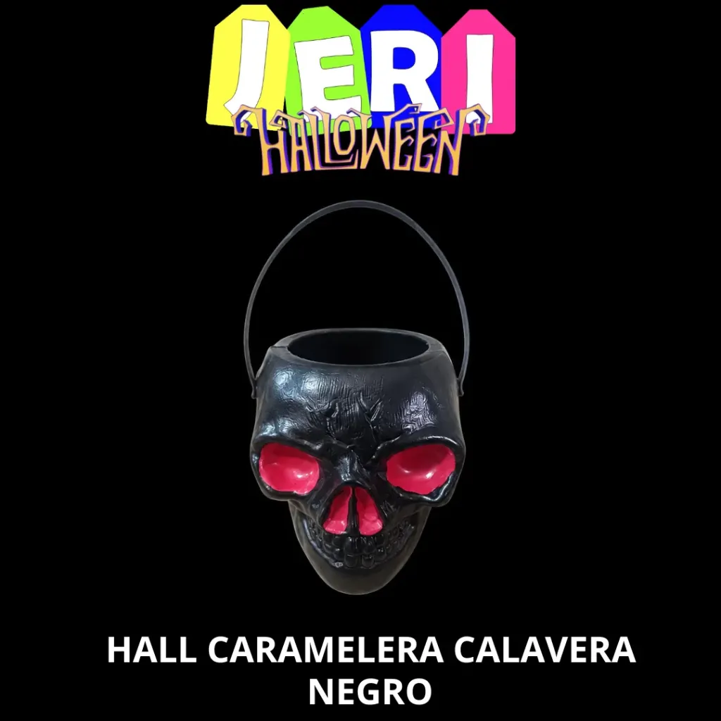 HALL CARAMELERA CALAVERA (NEGRO)