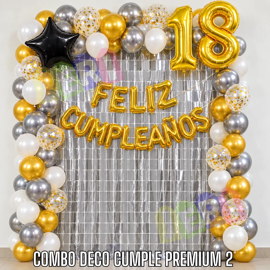 COMBO DECO CUMPLE PREMIUM 2