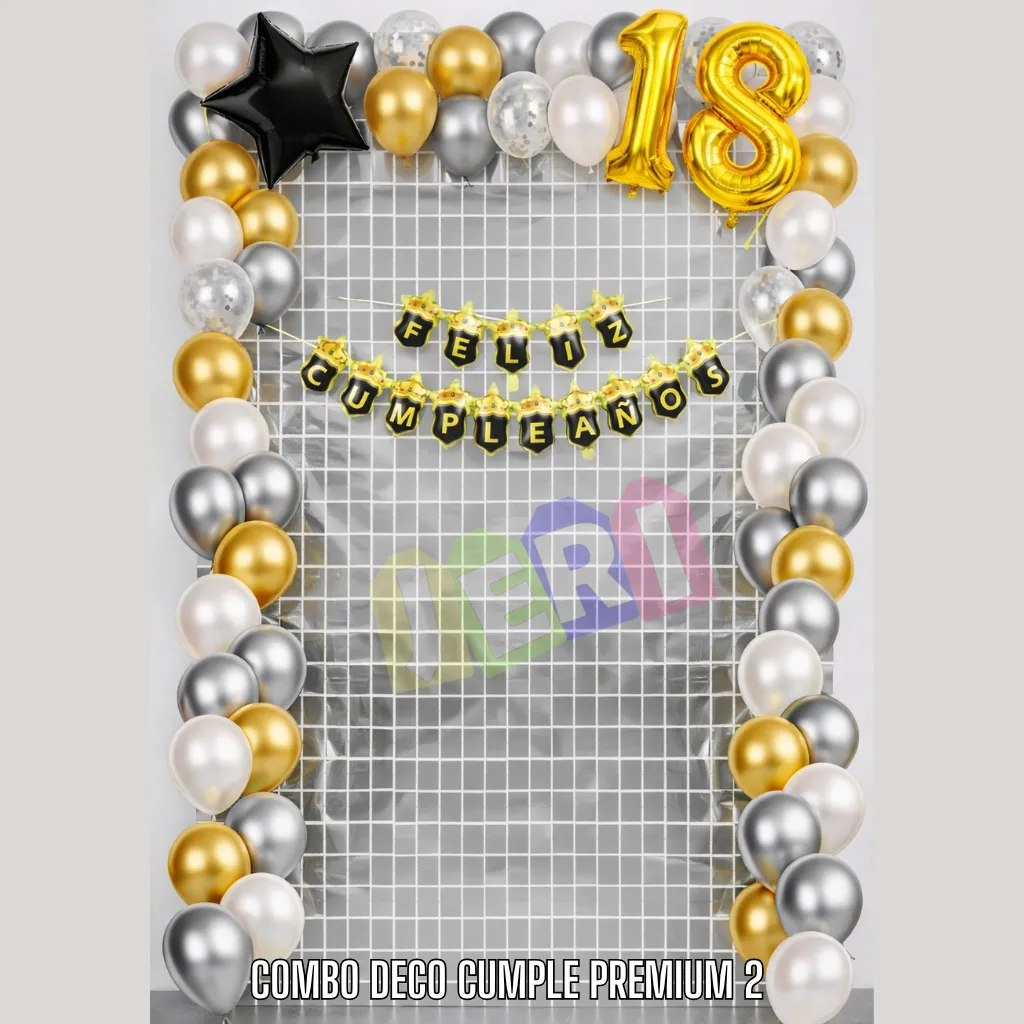 COMBO DECO CUMPLE PREMIUM 2