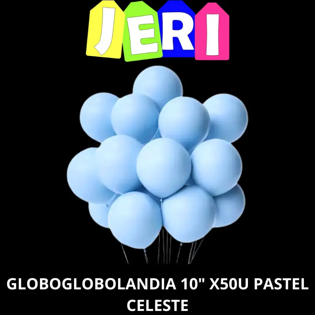 GLOBO GLOBOLANDIA 10" X50u PASTEL