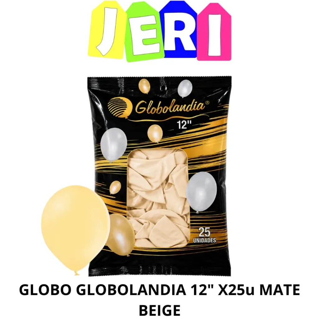 GLOBO GLOBOLANDIA 12" X25u MATE/PASTEL