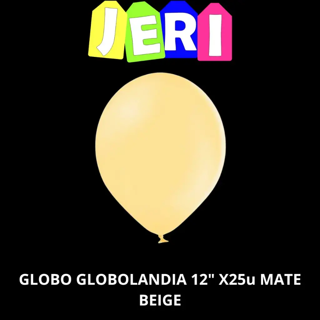 GLOBO GLOBOLANDIA 12" X25u MATE/PASTEL